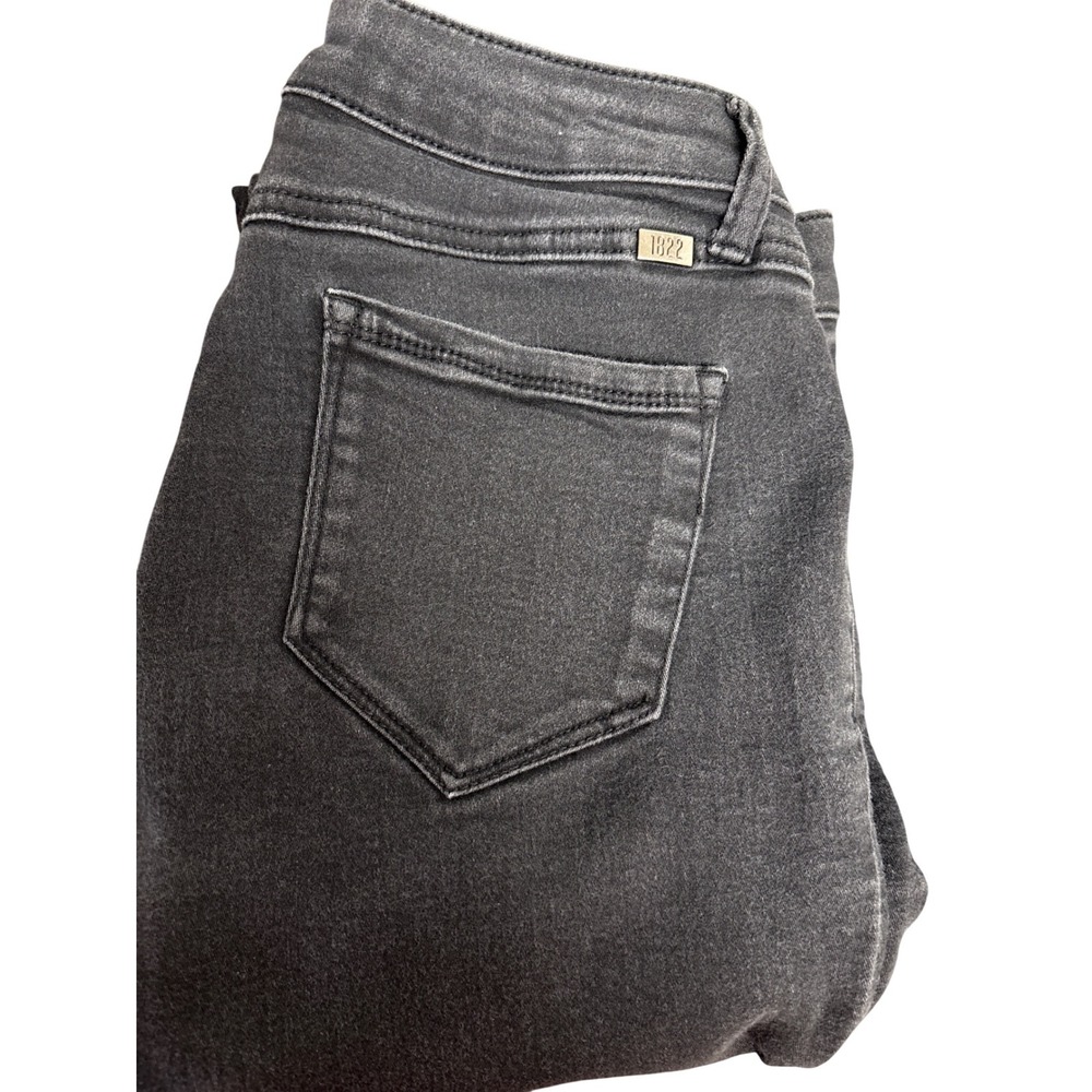 1822 Denim Womens Black Skinny Jeans Mid Rise Stretch Size 10 CJ5M1116A6 - Picture 3 of 10